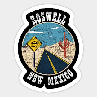 Roswell New Mexico, Roswell UFO Roswell NM Space Alien Area 51 Take Me With You Funny Alien Gift for Him Ufo Lover 1947 Sticker